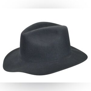 Bailey of Hollywood black “Inglis” wool wide brim fedora